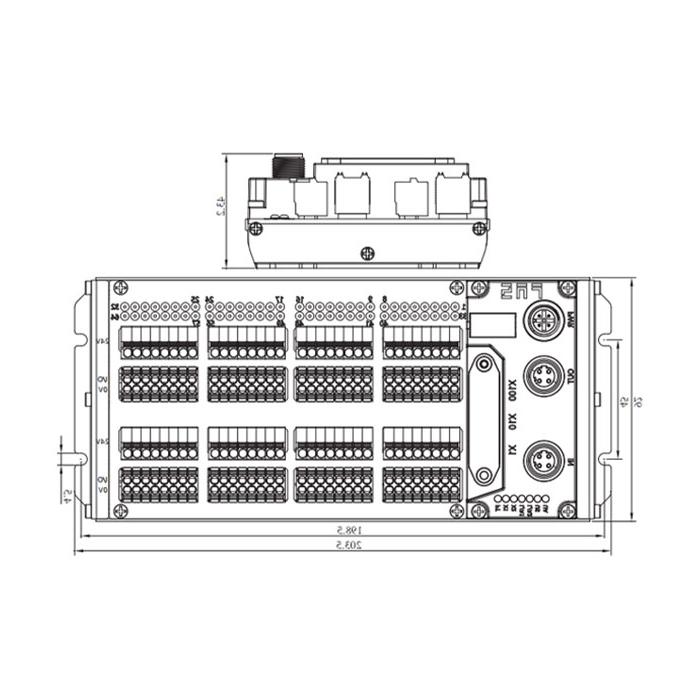 CC-Link protocol, IP20, 64DI/DO adaptive configuration, NPN, terminal type, Remote module, 009D71